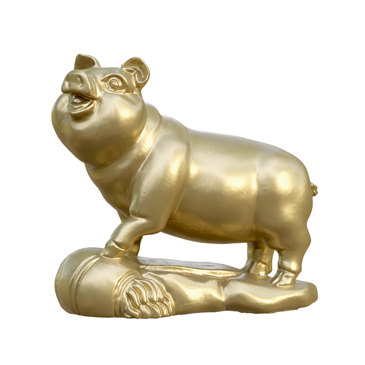 十二生肖-猪雕像 | 十二生肖,雕像3D模型,中国神话,猪,中国传统文化,十二地支,十二生肖3D打印,亥猪,财富好运,十二生肖第十二,3D模型,3D打印,3D素材,obj,glTF,fbx,dae,stl,3ds,glb,usdz,3dmax,blender模型,VisionPro,3D建模,3D扫描,3d打印模型