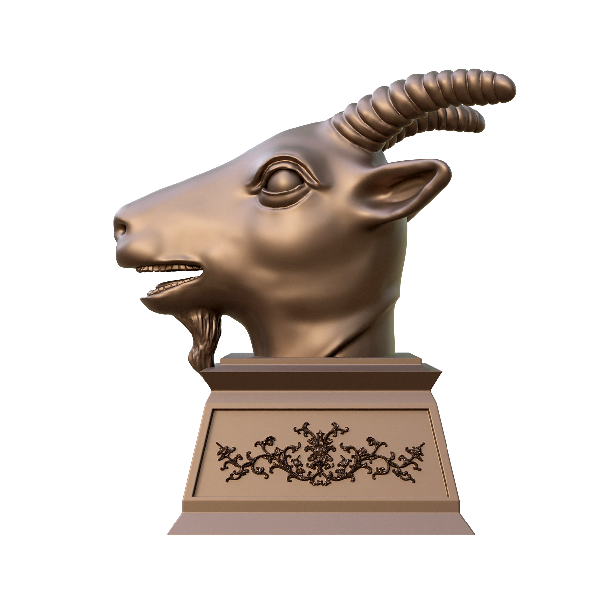 圆明园十二生肖兽首铜像-羊首 | 十二生肖第八,圆明园十二生肖兽首铜像,十二生肖兽首3D打印,铜像3D模型,中国文化历史,北京圆明园,至今下落不明,未时（13时至15时）,羊首,海外流失文物,3D模型,3D打印,3D素材,obj,glTF,fbx,dae,stl,3ds,glb,usdz,3dmax,blender模型,VisionPro,3D建模,3D扫描,3d打印模型