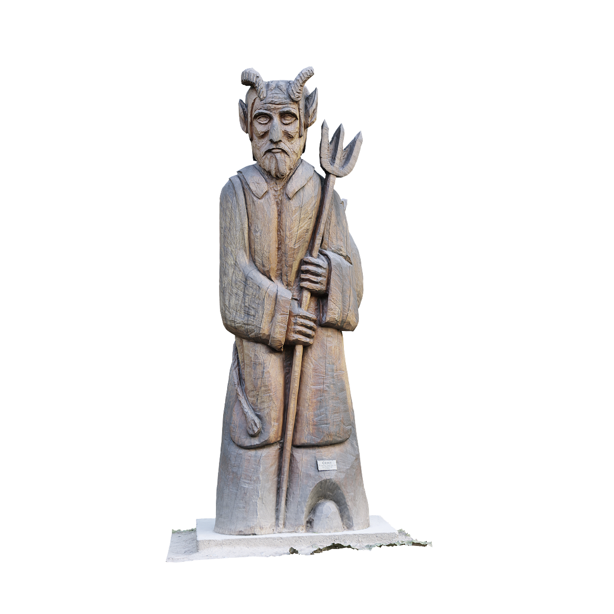 木制恶魔雕像-JiříNekola
