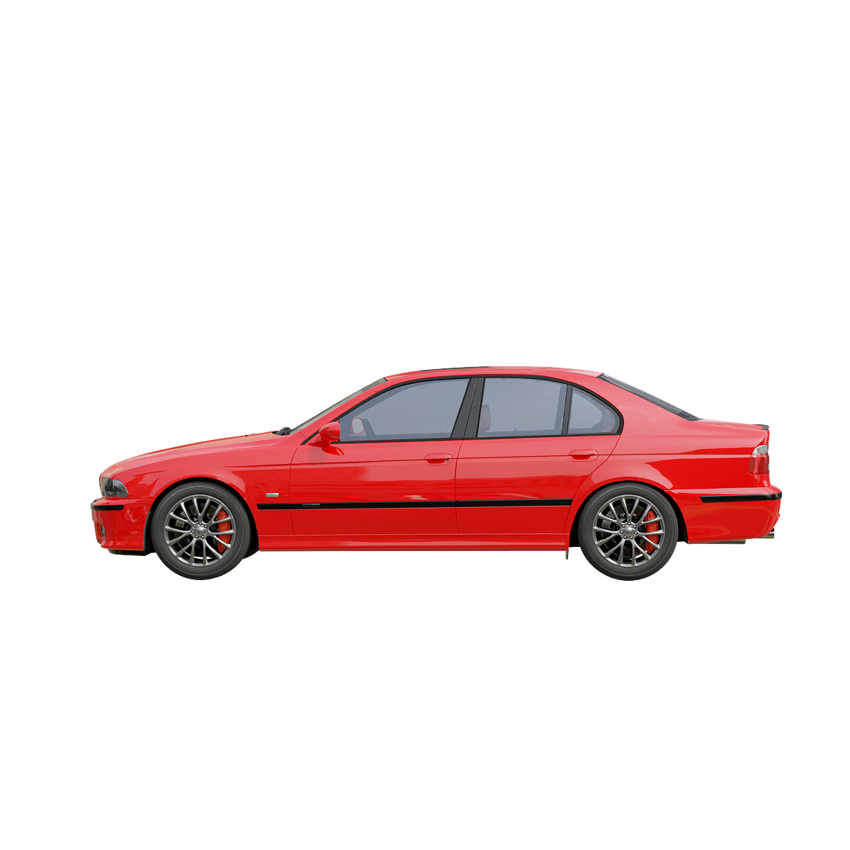宝马E39汽车（红色） | 交通工具,载具,宝马,红色,宝马汽车,宝马5系,宝马E39汽车,BMWE39,宝马E39,第四代车型,3D模型,3D打印,3D素材,obj,glTF,fbx,dae,stl,3ds,glb,usdz,3dmax,blender模型,VisionPro,3D建模,3D扫描,3d打印模型