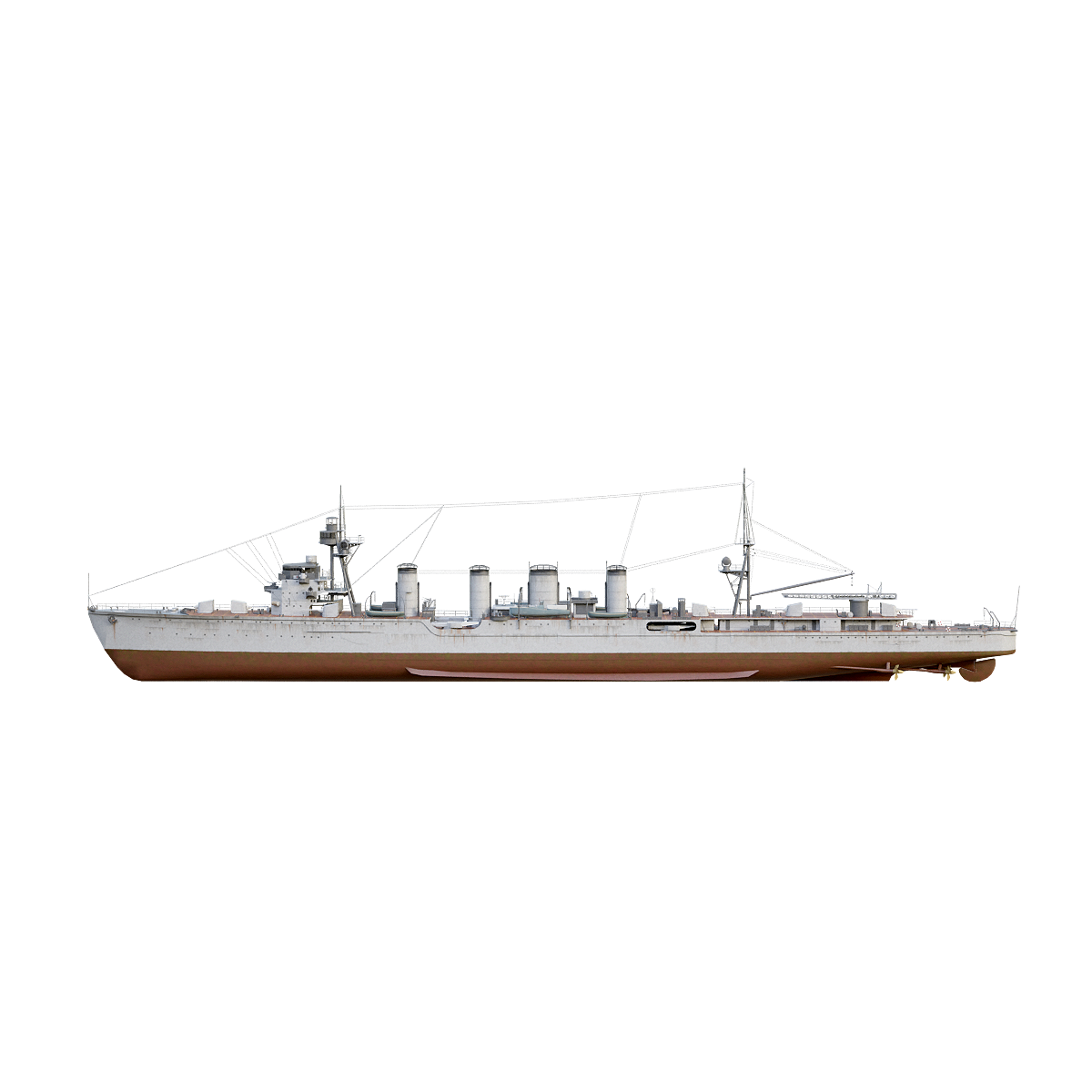 日本IJN Sendai(川内号)巡洋舰