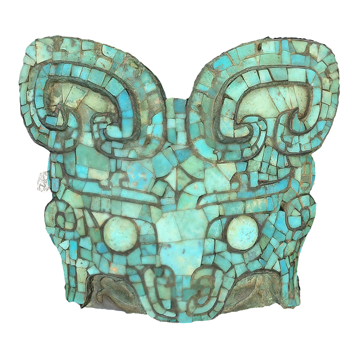 夏朝时期器物《镶嵌绿松石兽面铜牌饰》 | 中国文物,夏朝时期文物,镶嵌绿松石兽面铜牌饰,夏朝器物,夏朝文物,牌饰3D模型,绿松石制品,铜牌饰文物,夏朝铜牌饰,兽面铜牌饰,3D模型,3D打印,3D素材,obj,glTF,fbx,dae,stl,3ds,glb,usdz,3dmax,blender模型,VisionPro,3D建模,3D扫描,3d打印模型