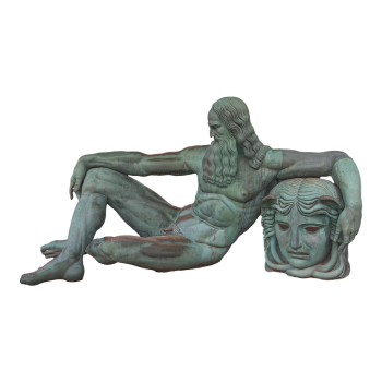 由哈姆雷特·卡塔尔迪制作的雕像《列奥纳多》