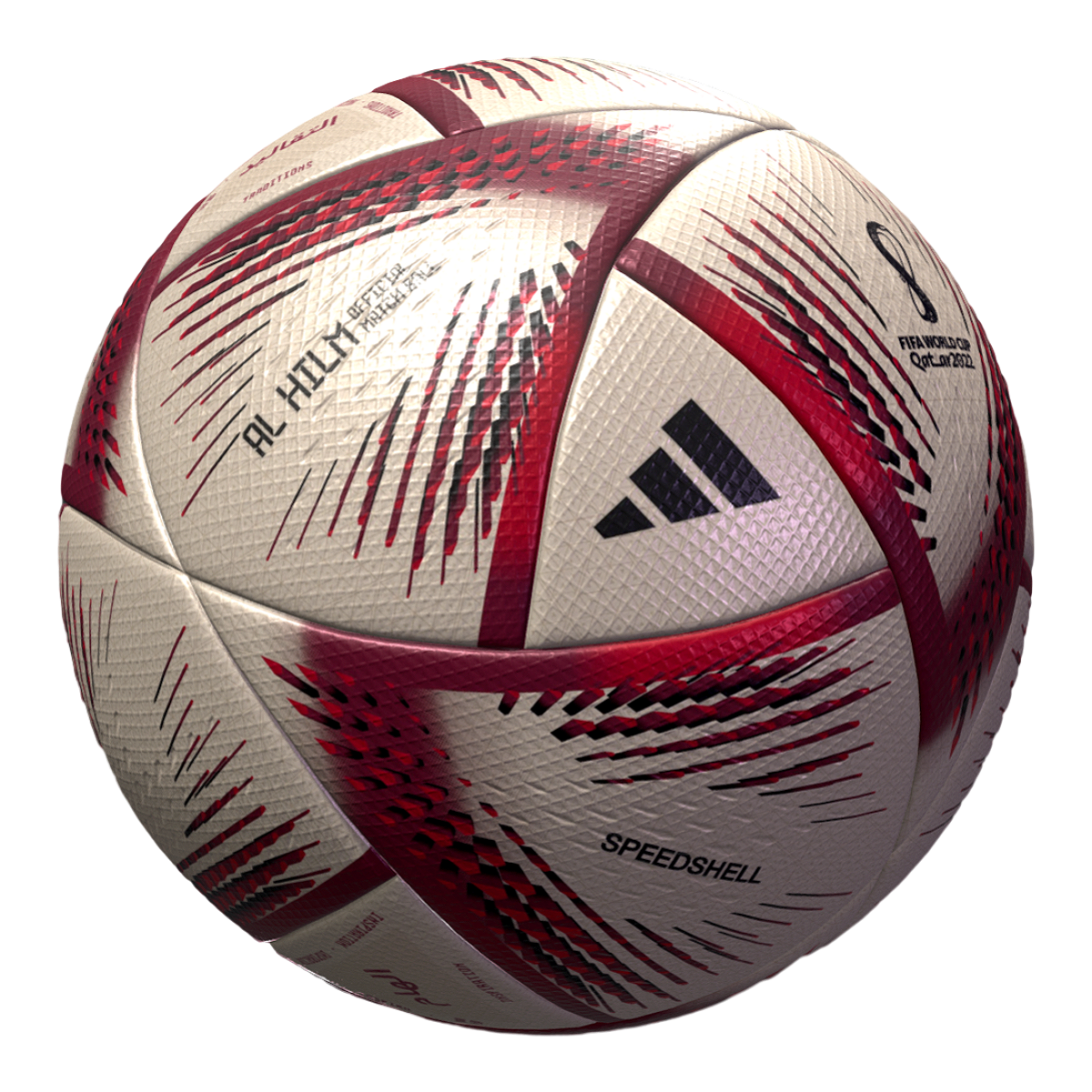 Al Rihla——2022 年卡塔尔国际足联官方用球 | 足球,世界杯,世界杯足球,足球3D模型,Al-Rihla,卡塔尔国际足联官方用球,国际足联官方用球,足联官方用球,卡塔尔足球,卡塔尔世界杯,3D模型,3D打印,3D素材,obj,glTF,fbx,dae,stl,3ds,glb,usdz,3dmax,blender模型,VisionPro,3D建模,3D扫描,3d打印模型