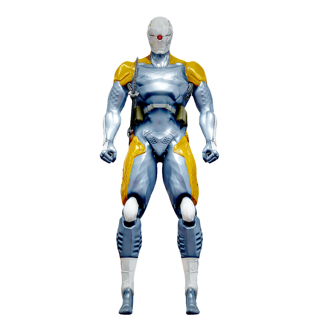 游戏《合金装备》中的角色：灰狐 | 游戏角色,游戏人物,游戏角色3D模型,灰狐,合金装备,合金装备系列,GrayFox,弗兰克·亨特,FrankHunter,潜龙谍影,3D模型,3D打印,3D素材,obj,glTF,fbx,dae,stl,3ds,glb,usdz,3dmax,blender模型,VisionPro,3D建模,3D扫描,3d打印模型