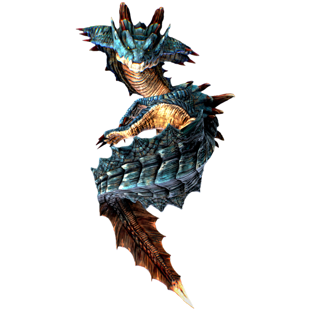 游戏《怪物猎人》中的怪物：海龙 | 怪物,海龙,怪物猎人,游戏怪物3D模型,游戏怪物,怪物猎人海龙,深海霸主,Lagiacrus,怪猎,MONSTERHUNTER,3D模型,3D打印,3D素材,obj,glTF,fbx,dae,stl,3ds,glb,usdz,3dmax,blender模型,VisionPro,3D建模,3D扫描,3d打印模型