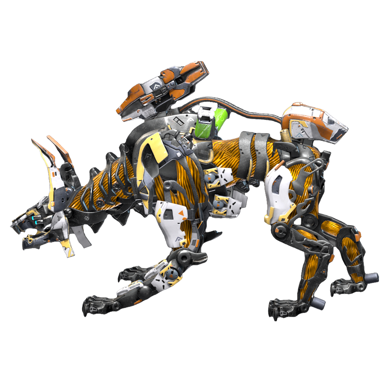 游戏《地平线：零之曙光》中的怪物：炙火兽 | 怪物,游戏怪物3D模型,游戏怪物,机械怪物,地平线：零之曙光,地平线系列,HorizonZeroDawn,机械巨兽,炙火兽,Scorcher,3D模型,3D打印,3D素材,obj,glTF,fbx,dae,stl,3ds,glb,usdz,3dmax,blender模型,VisionPro,3D建模,3D扫描,3d打印模型