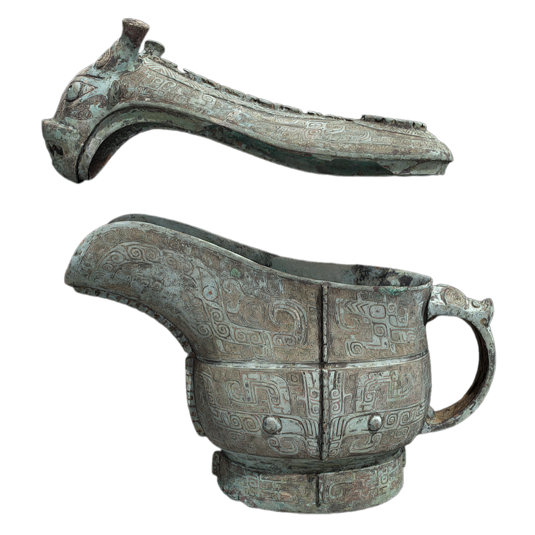 商朝青铜龚酒器 | 器皿,酒器,博物馆藏品,中国文物,明尼阿波利斯艺术博物馆,商朝文物,器皿3D模型,商朝青铜龚酒器,青铜龚酒器,龚,3D模型,3D打印,3D素材,obj,glTF,fbx,dae,stl,3ds,glb,usdz,3dmax,blender模型,VisionPro,3D建模,3D扫描,3d打印模型