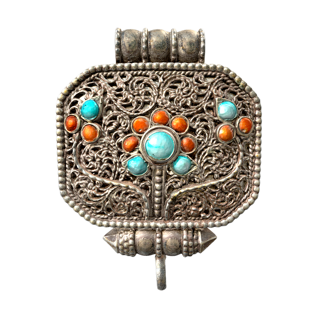 藏式银盒挂饰 | 装饰品,饰品,挂饰,挂饰3D模型,藏式银盒挂饰,藏式挂饰,藏饰,西藏装饰,少数民族装饰,藏族装饰,3D模型,3D打印,3D素材,obj,glTF,fbx,dae,stl,3ds,glb,usdz,3dmax,blender模型,VisionPro,3D建模,3D扫描,3d打印模型