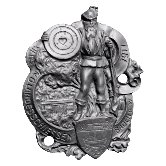 奥地利巴登射击比赛纪念章 | 奥地利文物,纪念章,奥地利纪念章,纪念章3D模型,二十世纪纪念章,二十世纪文物,徽章,纪念品,奥地利巴登射击比赛纪念章,射击比赛纪念章,3D模型,3D打印,3D素材,obj,glTF,fbx,dae,stl,3ds,glb,usdz,3dmax,blender模型,VisionPro,3D建模,3D扫描,3d打印模型