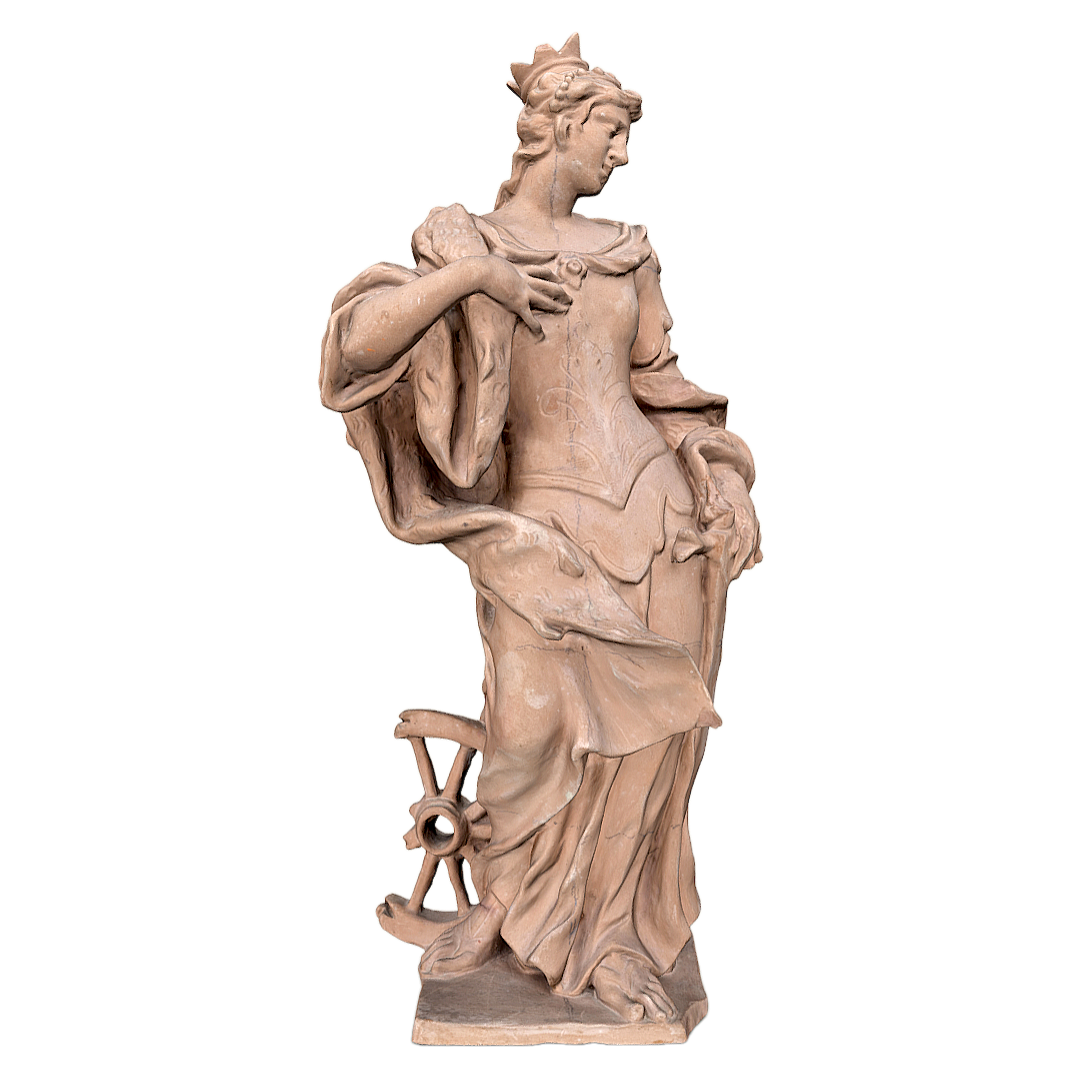 《圣凯瑟琳》 | 雕塑,雕像,艺术品,雕像3D模型,博物馆藏品,海利根克罗伊茨修道院博物馆,SainteCatherineofAlexandria,圣凯瑟琳,基督教圣人,亚历山大雕像,3D模型,3D打印,3D素材,obj,glTF,fbx,dae,stl,3ds,glb,usdz,3dmax,blender模型,VisionPro,3D建模,3D扫描,3d打印模型