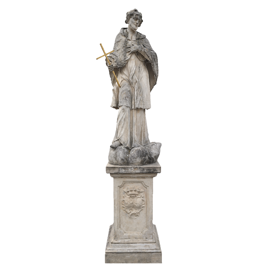 《圣尼波莫克》 | 雕塑,雕像,艺术品,雕像3D模型,十八世纪艺术品,巴洛克风雕像,十八世纪雕像,圣尼波莫克,奥地利下奥地利州雕像,圣尼波莫克雕像,3D模型,3D打印,3D素材,obj,glTF,fbx,dae,stl,3ds,glb,usdz,3dmax,blender模型,VisionPro,3D建模,3D扫描,3d打印模型