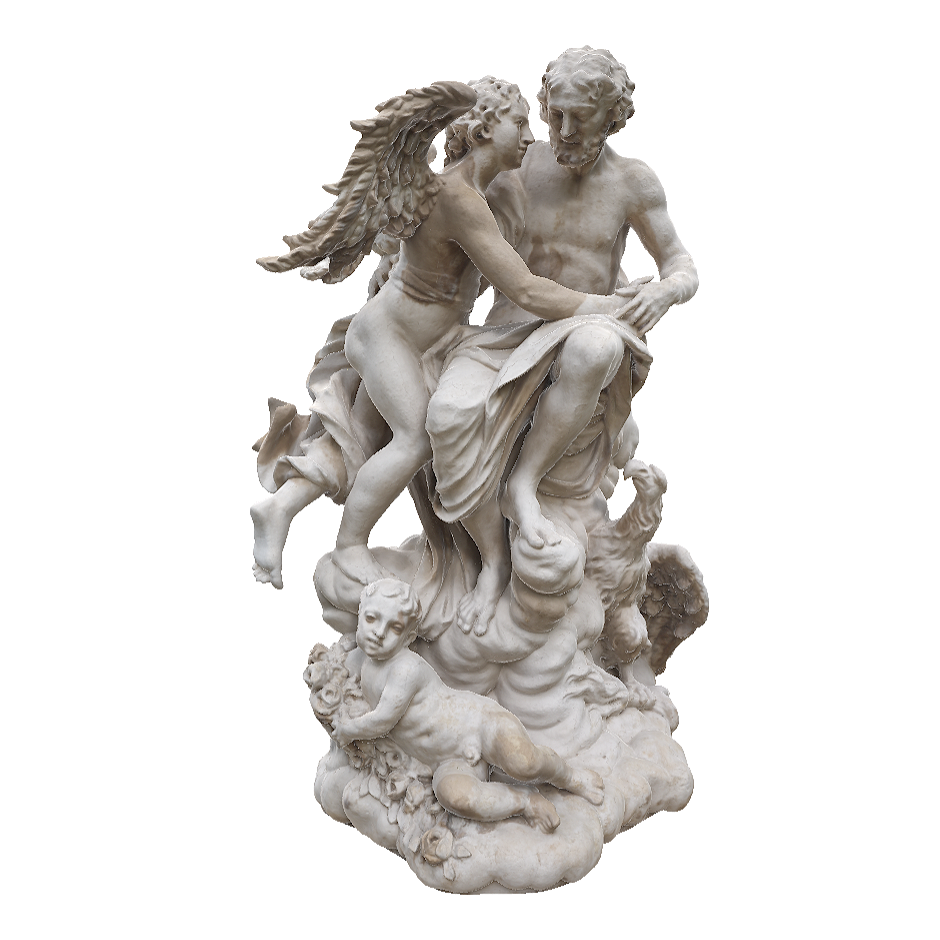 《升入天堂的伽尼墨得》 | 雕像,雕像3D模型,十八世纪雕像,砂岩雕像,罗马神话,乔瓦尼·朱利亚尼,伽尼墨得,升入天堂的伽尼墨得,朱庇特,奥斯特利茨城堡公园雕塑,3D模型,3D打印,3D素材,obj,glTF,fbx,dae,stl,3ds,glb,usdz,3dmax,blender模型,VisionPro,3D建模,3D扫描,3d打印模型