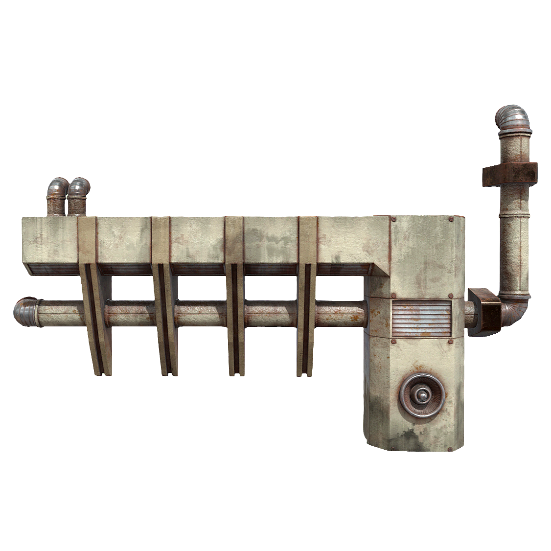 墙壁通风口 | 场景部件,管道3D模型,金属管道,墙壁通风口,通风口,通风管道,通风管,壁挂管道,气体管道,金属通风管,3D模型,3D打印,3D素材,obj,glTF,fbx,dae,stl,3ds,glb,usdz,3dmax,blender模型,VisionPro,3D建模,3D扫描,3d打印模型