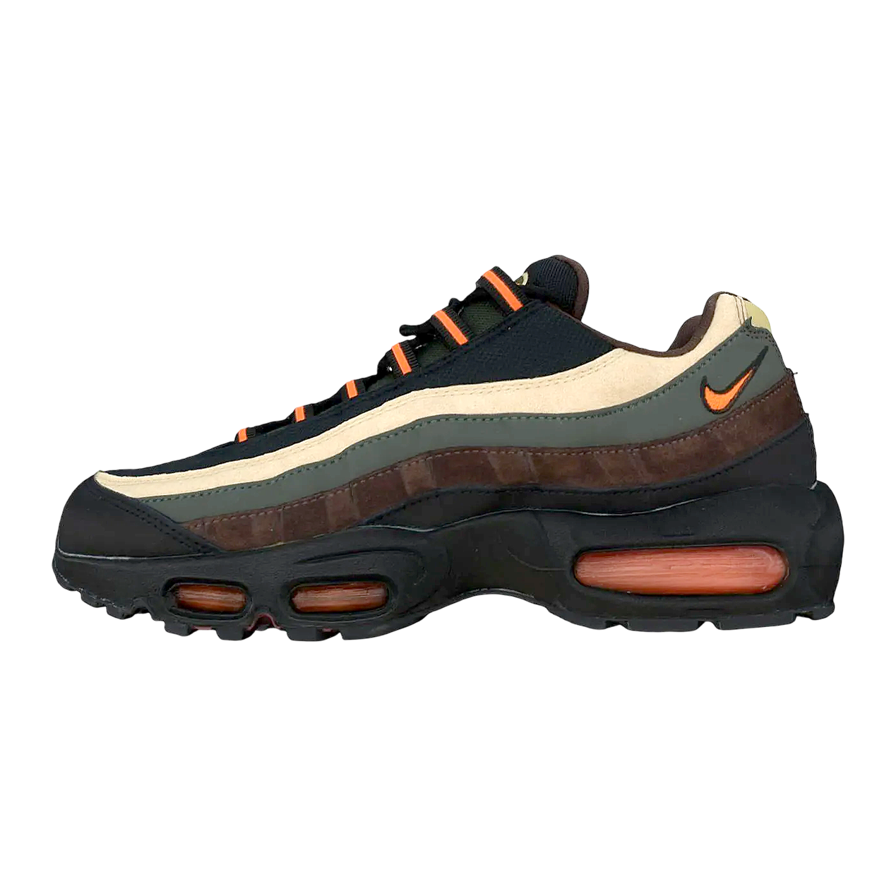 耐克（Nike）Air Max 95深军橙色款运动鞋 | 耐克,NIKE,鞋子,运动鞋,鞋子3D模型,Nike运动鞋,AirMax95深军橙色款,AirMax95,3D模型,3D打印,3D素材,obj,glTF,fbx,dae,stl,3ds,glb,usdz,3dmax,blender模型,VisionPro,3D建模,3D扫描,3d打印模型