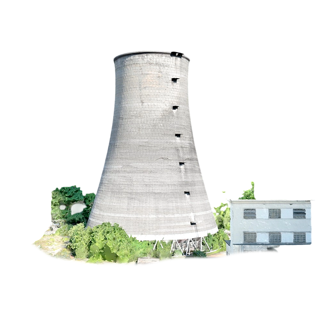 废弃的工业冷却塔 | 建筑,建筑3D模型,工业冷却塔,冷却塔,废弃冷却塔,工业区建筑,工厂冷却塔,3D模型,3D打印,3D素材,obj,glTF,fbx,dae,stl,3ds,glb,usdz,3dmax,blender模型,VisionPro,3D建模,3D扫描,3d打印模型