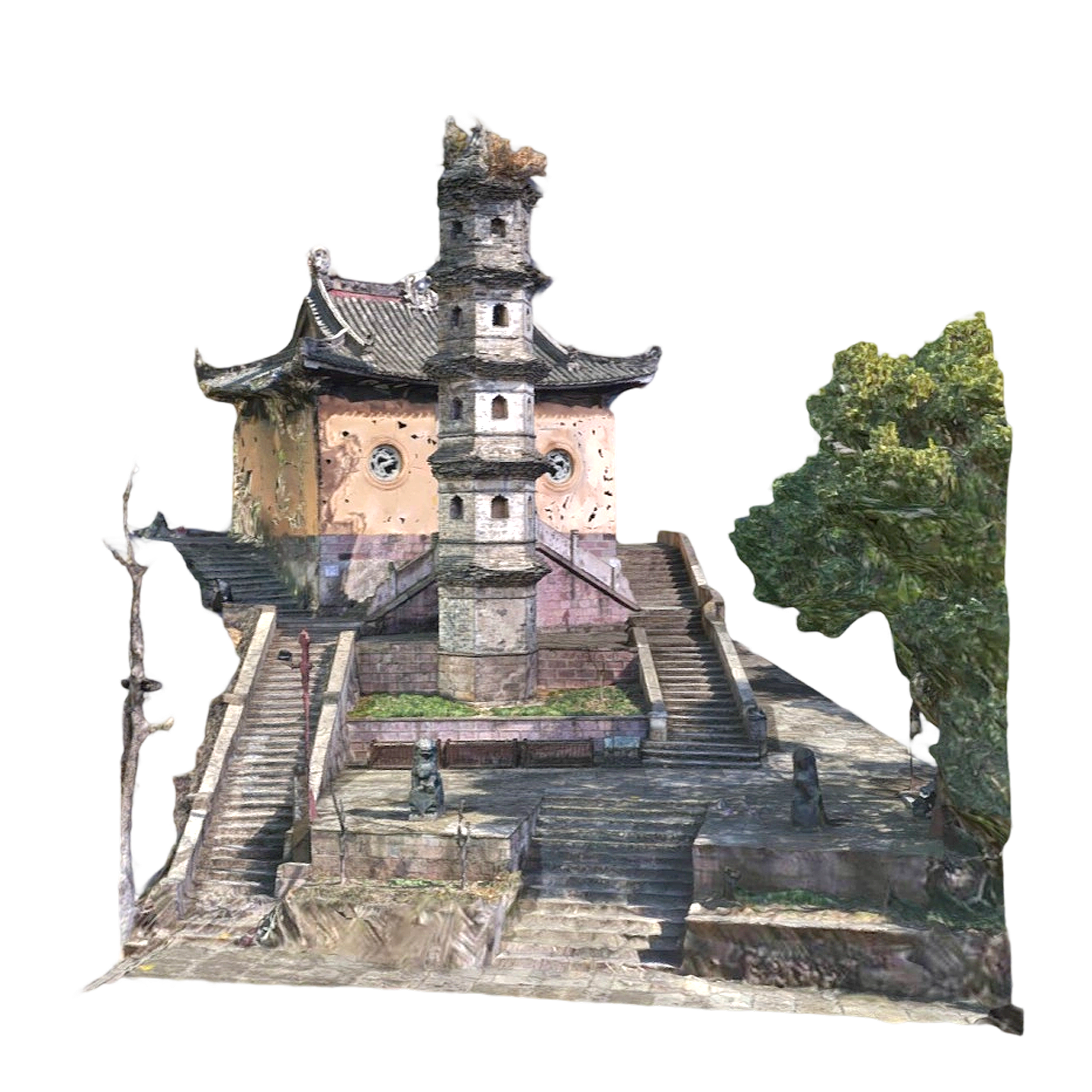 临海市南山殿塔