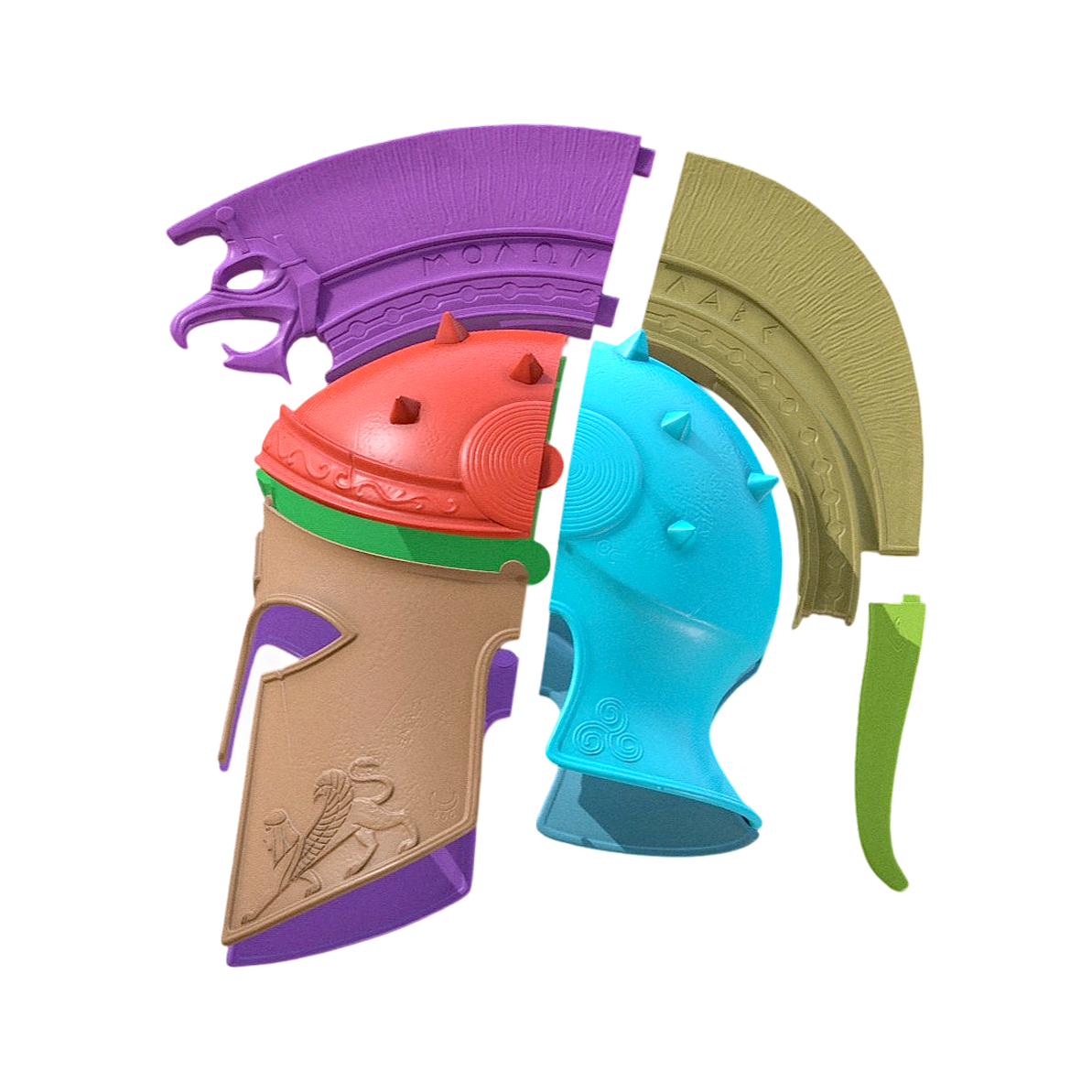 珀尔修斯的头盔（支持3D打印,拼装模型） | 头盔,盔甲,头盔3D模型,希腊神话,支持3D打印,珀尔修斯的头盔,Perseus,珀尔修斯,拼装模型,3D模型,3D打印,3D素材,obj,glTF,fbx,dae,stl,3ds,glb,usdz,3dmax,blender模型,VisionPro,3D建模,3D扫描,3d打印模型