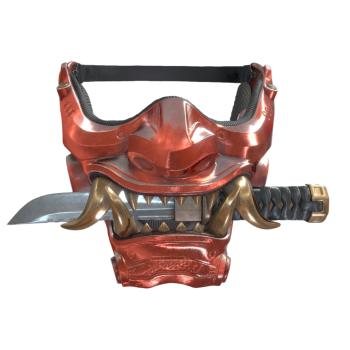 鬼面武士面具（支持3D打印）