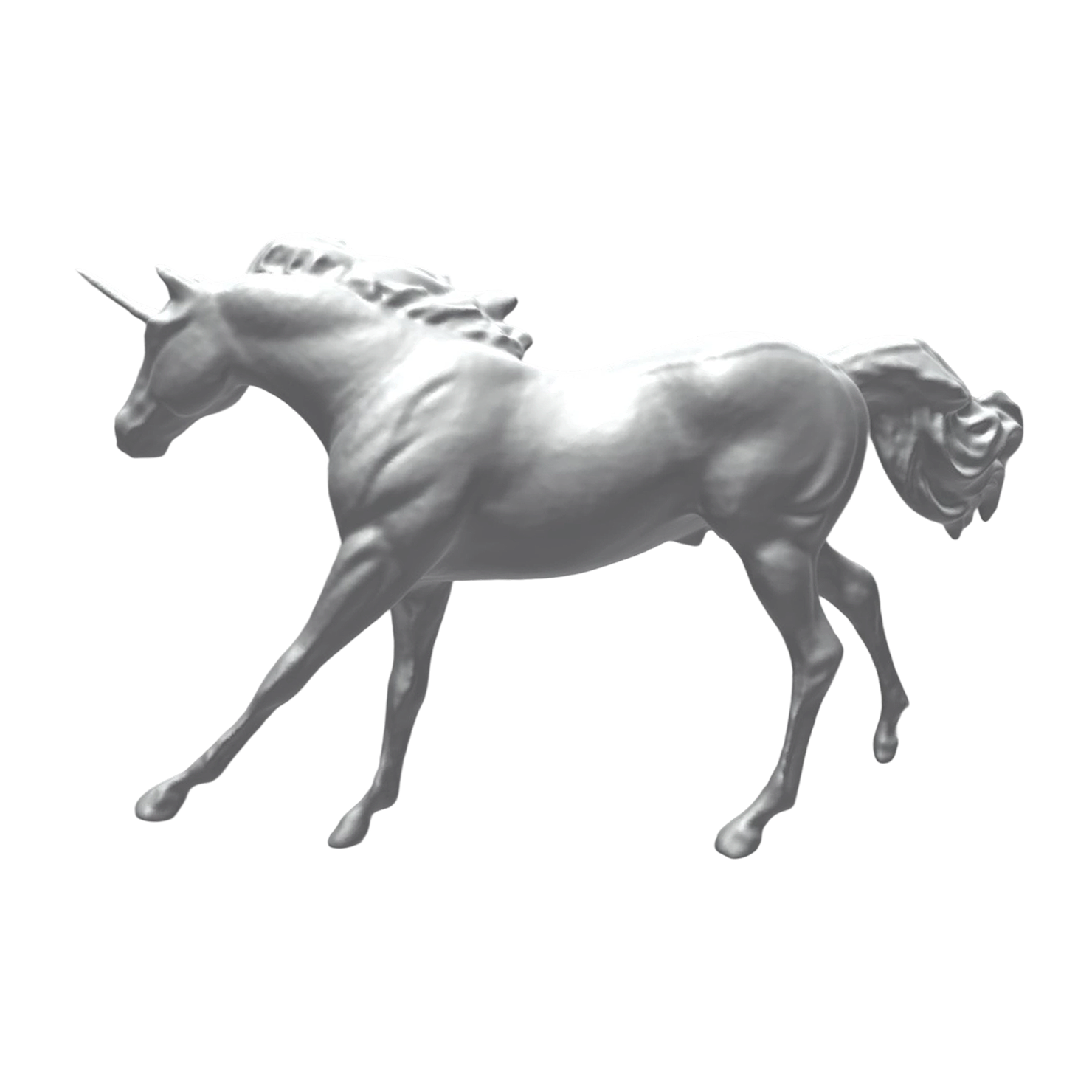 独角兽石膏雕塑（支持3D打印） | 雕像,雕塑3D模型,独角兽,石膏雕塑,支持3D打印,独角兽雕塑,独角兽雕像,独角兽石膏雕塑,3D模型,3D打印,3D素材,obj,glTF,fbx,dae,stl,3ds,glb,usdz,3dmax,blender模型,VisionPro,3D建模,3D扫描,3d打印模型