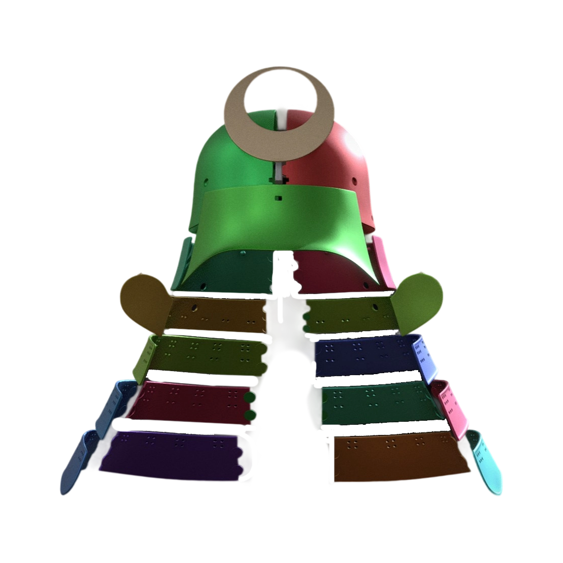 武士头盔（可3D打印，拼装模型） | 头盔,盔甲,头盔3D模型,武士盔甲,武士头盔,支持3D打印,拼装模型,日本头盔,3D模型,3D打印,3D素材,obj,glTF,fbx,dae,stl,3ds,glb,usdz,3dmax,blender模型,VisionPro,3D建模,3D扫描,3d打印模型