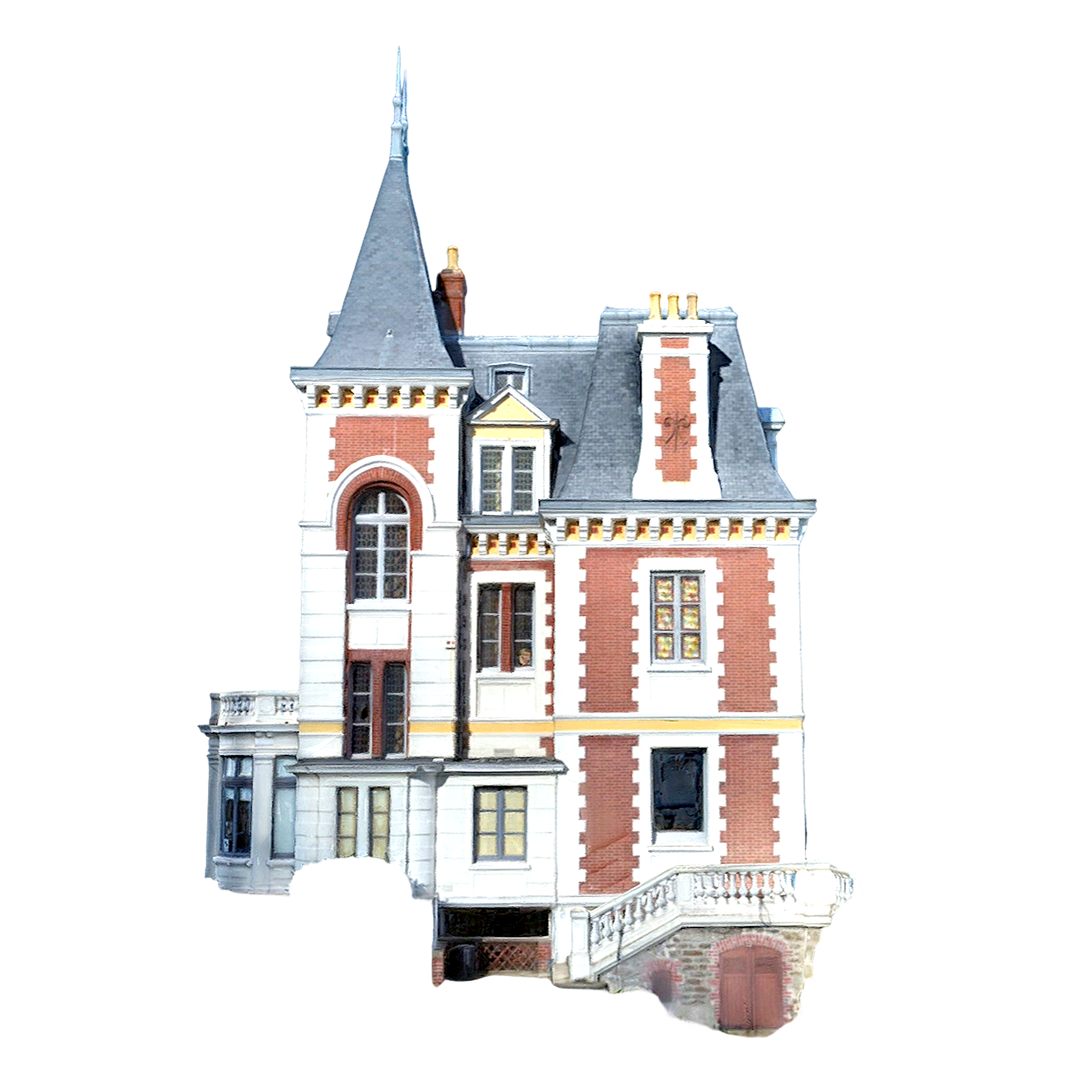 布朗岩别墅及其花园 | 别墅,建筑3D模型,历史建筑,十九世纪建筑,庄园,法国建筑,布朗岩别墅及其花园,布朗岩别墅,3D模型,3D打印,3D素材,obj,glTF,fbx,dae,stl,3ds,glb,usdz,3dmax,blender模型,VisionPro,3D建模,3D扫描,3d打印模型