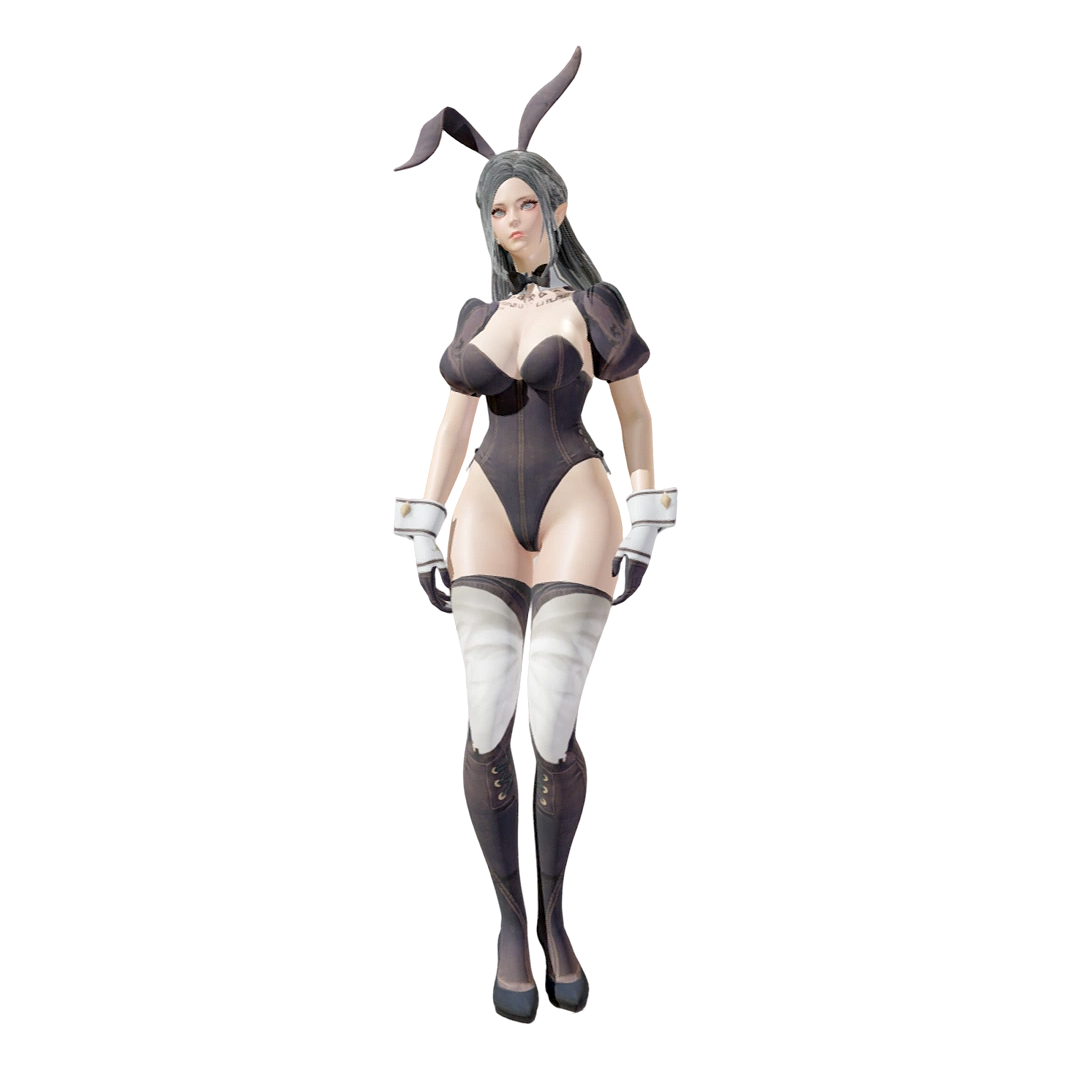 玛利亚 酒吧服饰（3D动作模型） | 玛利亚,动作模型,酒吧服饰,玛利亚舞蹈3D动作模型,兔女郎动作模型,舞蹈动作模型,3D模型,3D打印,3D素材,obj,glTF,fbx,dae,stl,3ds,glb,usdz,3dmax,blender模型,VisionPro,3D建模,3D扫描,3d打印模型