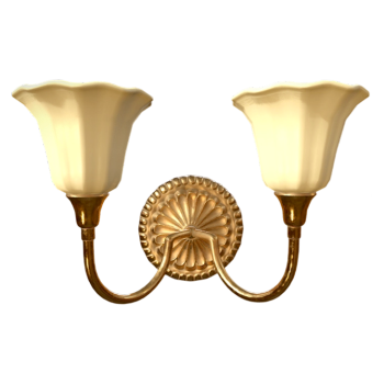 20年代复古装饰艺术风双头壁灯