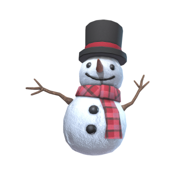 摇摆的雪人（3D动作模型）