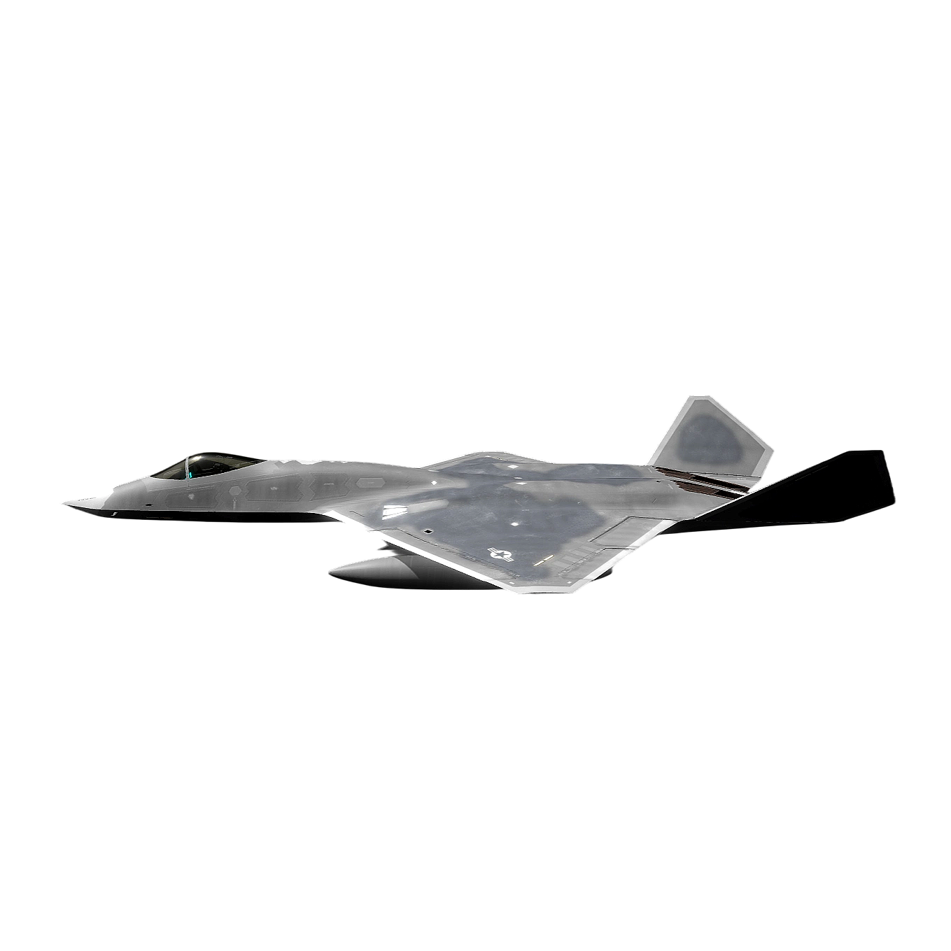 YF-23（3D动画模型）3D模型预览图，支持blend,fbx,glb,gltf,stl格式下载