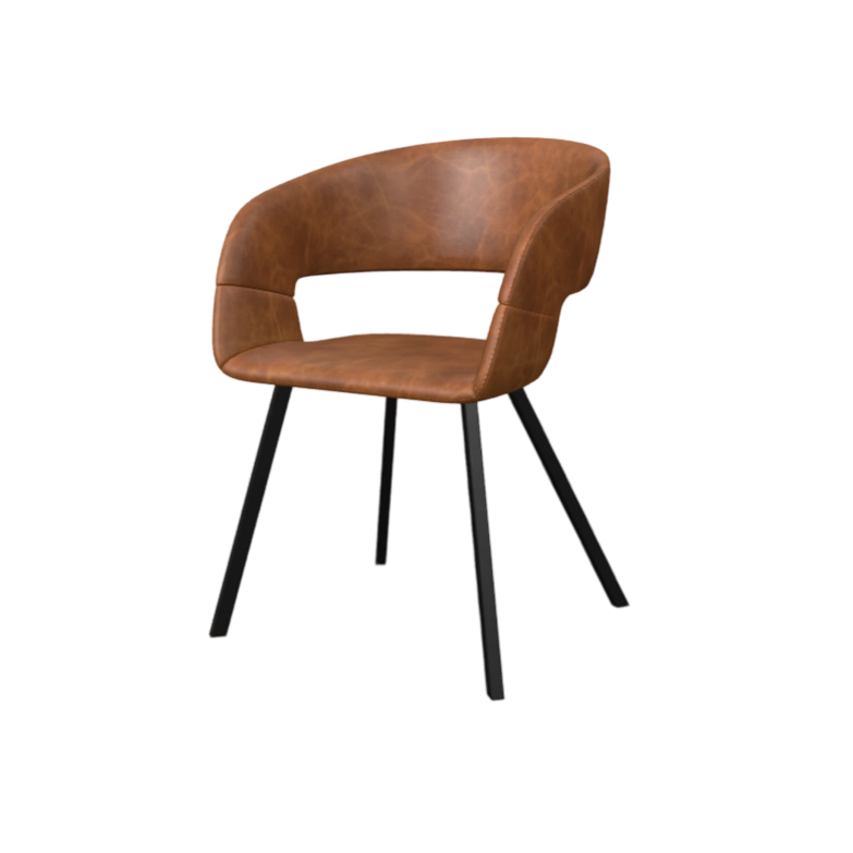 餐厅椅 | 餐厅椅,Inmersivo,S.A.S,Nova,系列,人造革材质,白兰地色,现代简约,餐桌搭配,3D模型,3D打印,3D素材,obj,glTF,fbx,dae,stl,3ds,glb,usdz,3dmax,blender模型,VisionPro,3D建模,3D扫描,3d打印模型