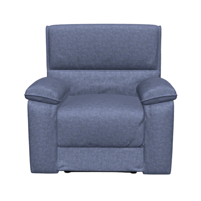 单人扶手椅 | 蓝色,Inmersivo,S.A.S,系列,布艺材质,电动可躺扶手椅,单人坐具,KYLIE,电动调节,3D模型,3D打印,3D素材,obj,glTF,fbx,dae,stl,3ds,glb,usdz,3dmax,blender模型,VisionPro,3D建模,3D扫描,3d打印模型