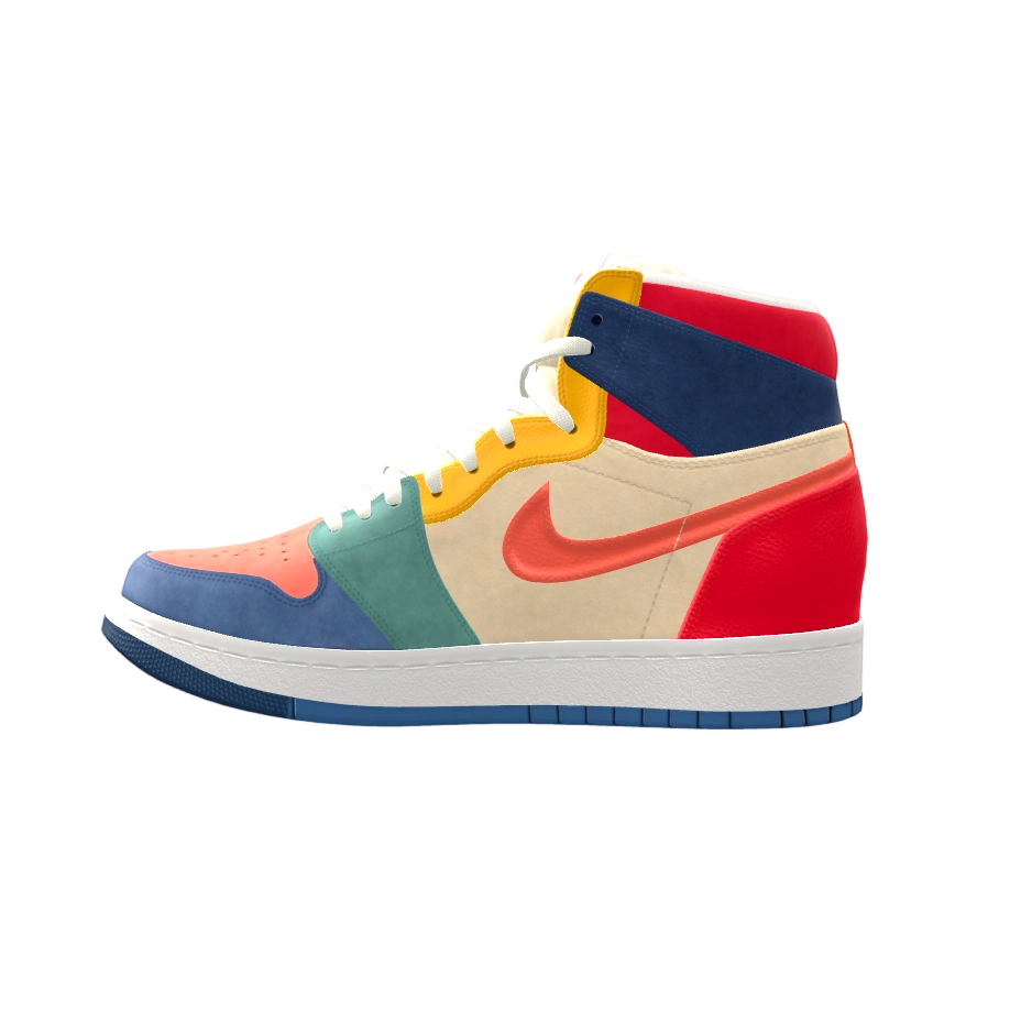 Nike | NIKE,运动鞋,Air,Jordan,多彩配色,Mikhail,Kadilnikov,街头潮流,3D模型,3D打印,3D素材,obj,glTF,fbx,dae,stl,3ds,glb,usdz,3dmax,blender模型,VisionPro,3D建模,3D扫描,3d打印模型