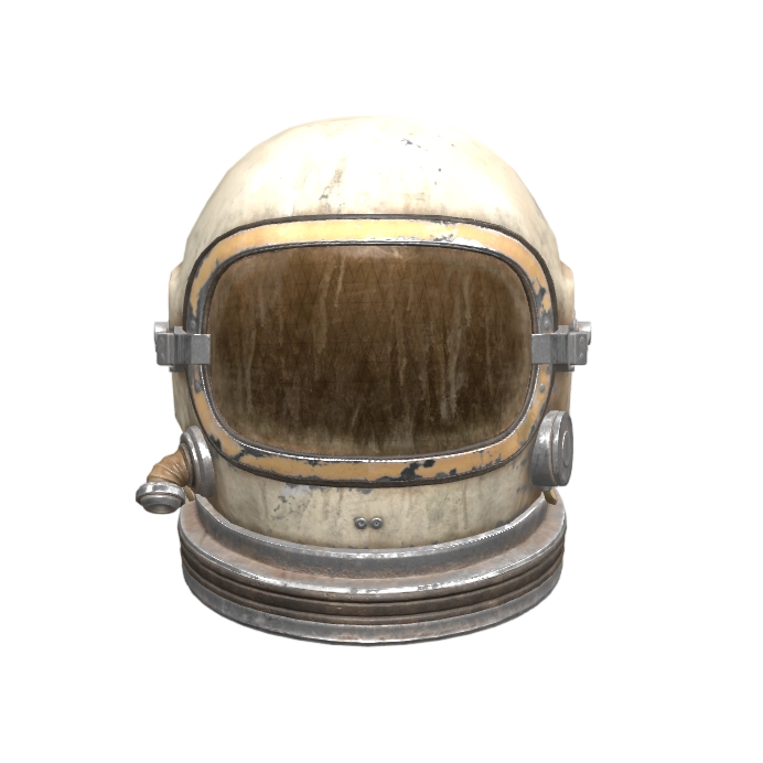 宇航员宇宙头盔 | 3D,PBR,宇航员头盔模型,游戏资产,Dekogon,太空装备建模,硬表面模型,科幻头盔,实时渲染,3D模型,3D打印,3D素材,obj,glTF,fbx,dae,stl,3ds,glb,usdz,3dmax,blender模型,VisionPro,3D建模,3D扫描,3d打印模型