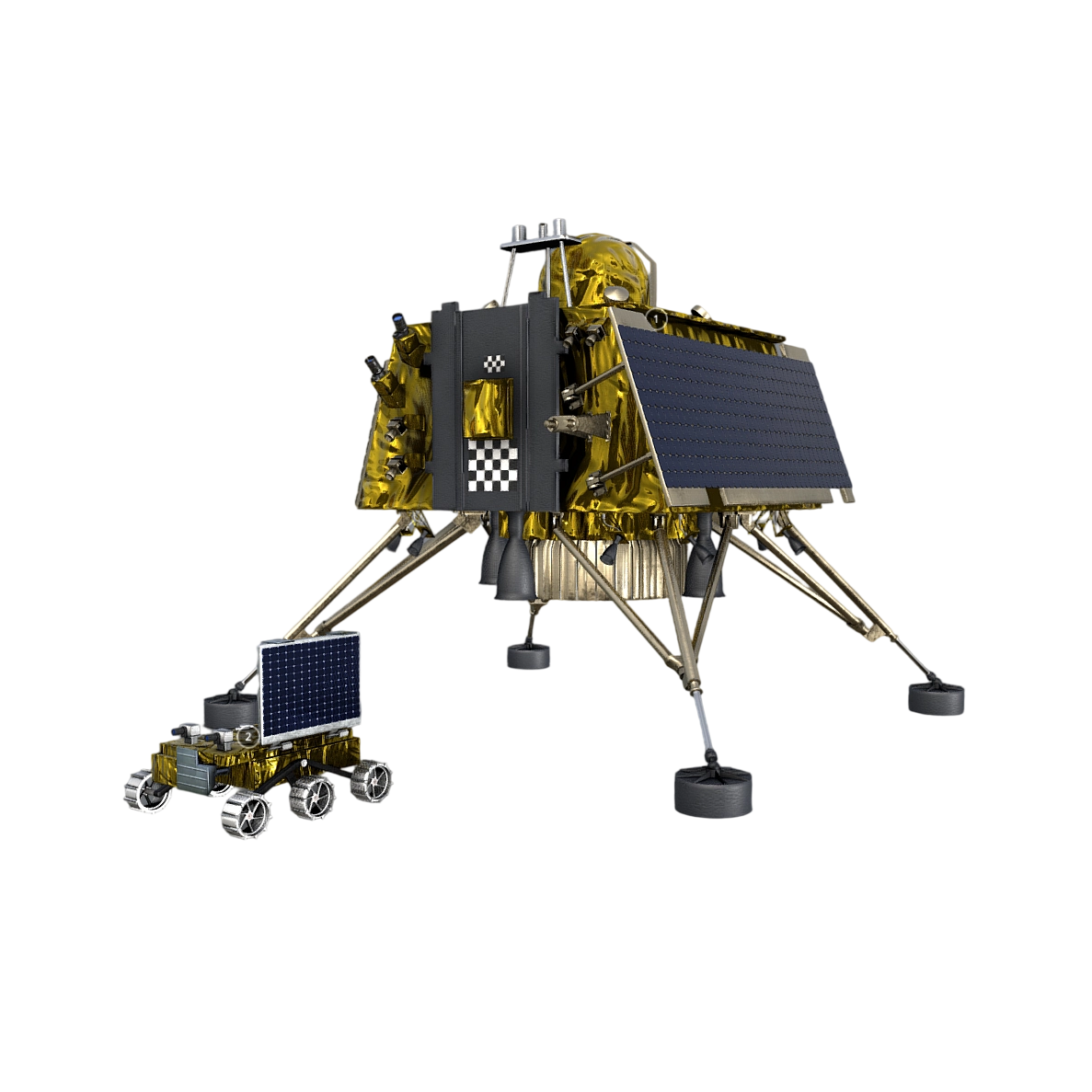 月船 3 号 | 月球南极探测,月球土壤分析,深空探测任务,月球车探测设备月球着陆器模型,六轮月球车,航天探测设备,3D模型,3D打印,3D素材,obj,glTF,fbx,dae,stl,3ds,glb,usdz,3dmax,blender模型,VisionPro,3D建模,3D扫描,3d打印模型