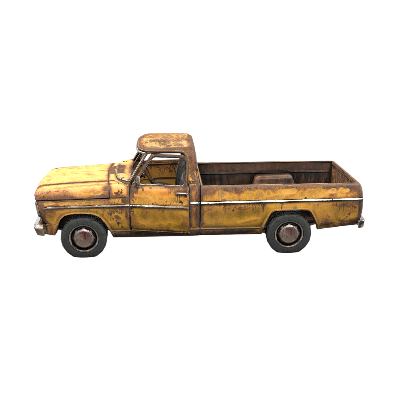 废土风格皮卡车 | 3D,皮卡,Renafox,皮卡车模型,Rustworld,废土风格建模,末世改装车辆,锈蚀质感模型,3D模型,3D打印,3D素材,obj,glTF,fbx,dae,stl,3ds,glb,usdz,3dmax,blender模型,VisionPro,3D建模,3D扫描,3d打印模型