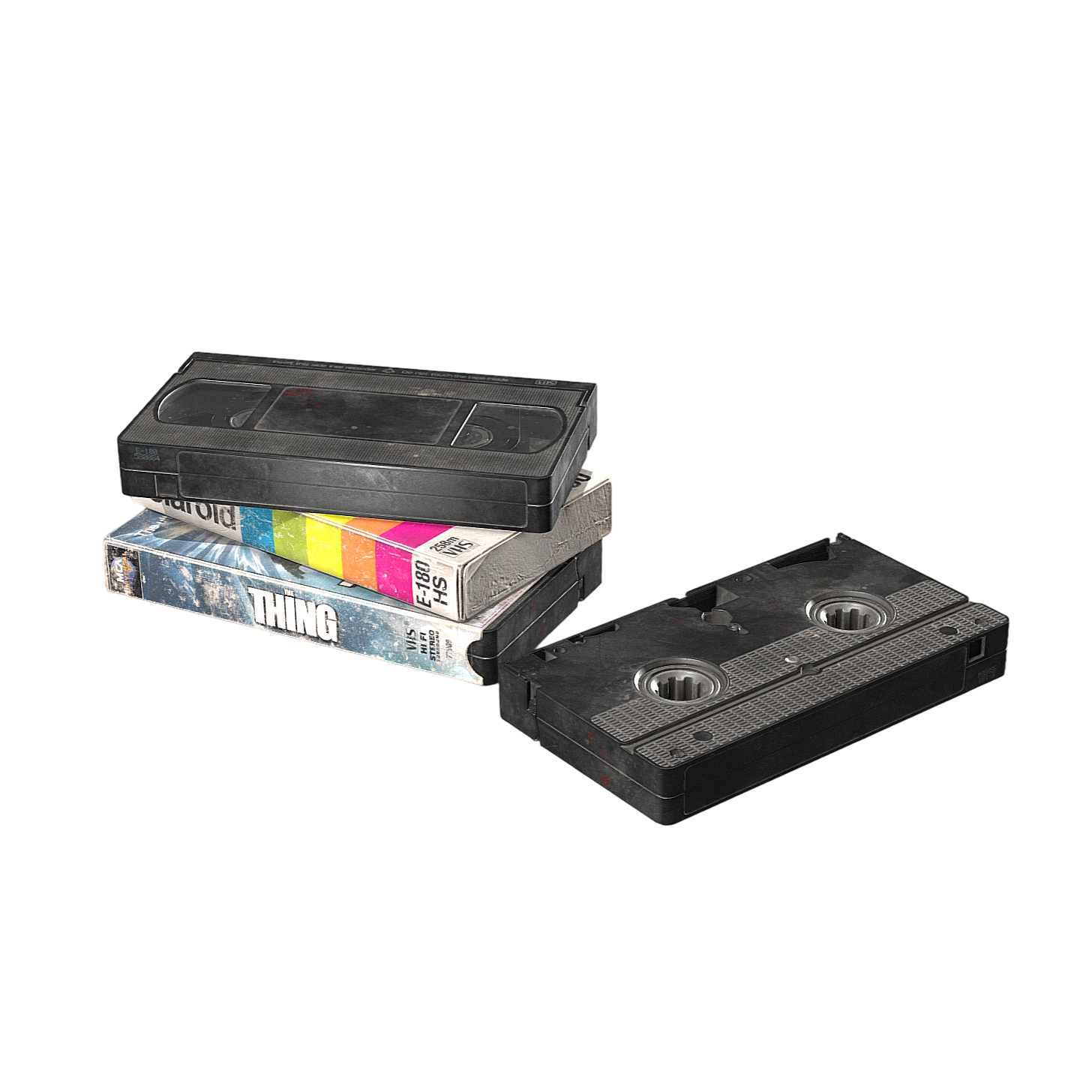VHS 磁带 | 3D,VHS,磁带模型,Dolgov,复古录像带复刻,80,年代科技道具,家用录像带建模,3D模型,3D打印,3D素材,obj,glTF,fbx,dae,stl,3ds,glb,usdz,3dmax,blender模型,VisionPro,3D建模,3D扫描,3d打印模型