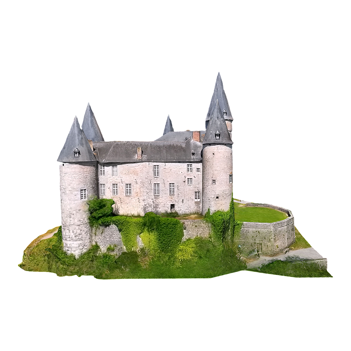 维夫城堡（Castle of Veves） | 历史建筑,城堡,比利时,城堡3D模型,法国城堡,中世纪城堡,维夫城堡,韦夫城堡,Veves城堡,Castle,3D模型,3D打印,3D素材,obj,glTF,fbx,dae,stl,3ds,glb,usdz,3dmax,blender模型,VisionPro,3D建模,3D扫描,3d打印模型