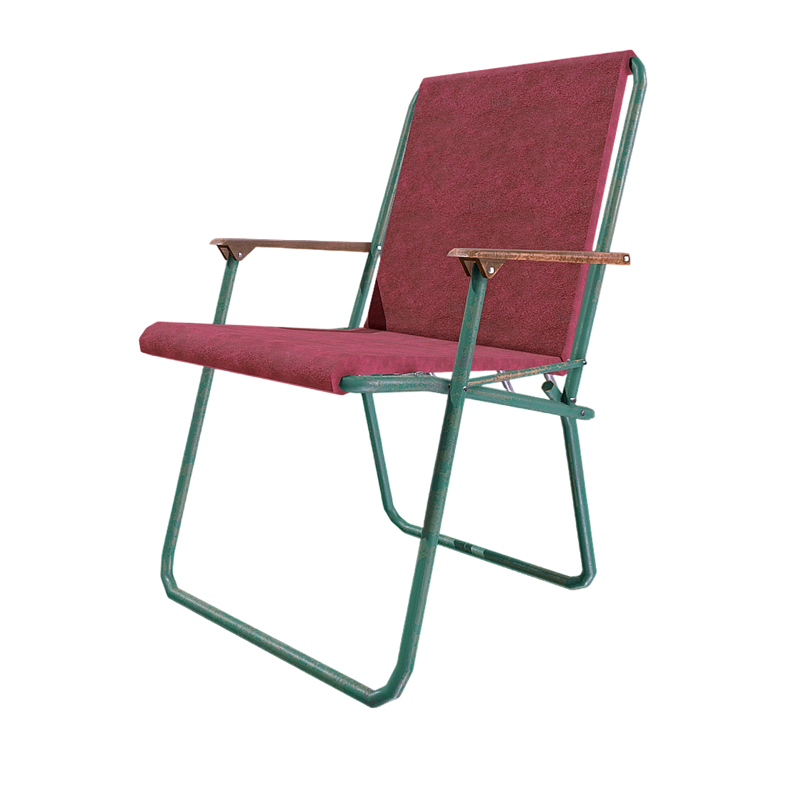 复古风格的金属折叠椅 | 椅子,复古风,躺椅,休闲椅,复古椅,折叠椅,露营,户外椅,露营椅,金属折叠椅,3D模型,3D打印,3D素材,obj,glTF,fbx,dae,stl,3ds,glb,usdz,3dmax,blender模型,VisionPro,3D建模,3D扫描,3d打印模型