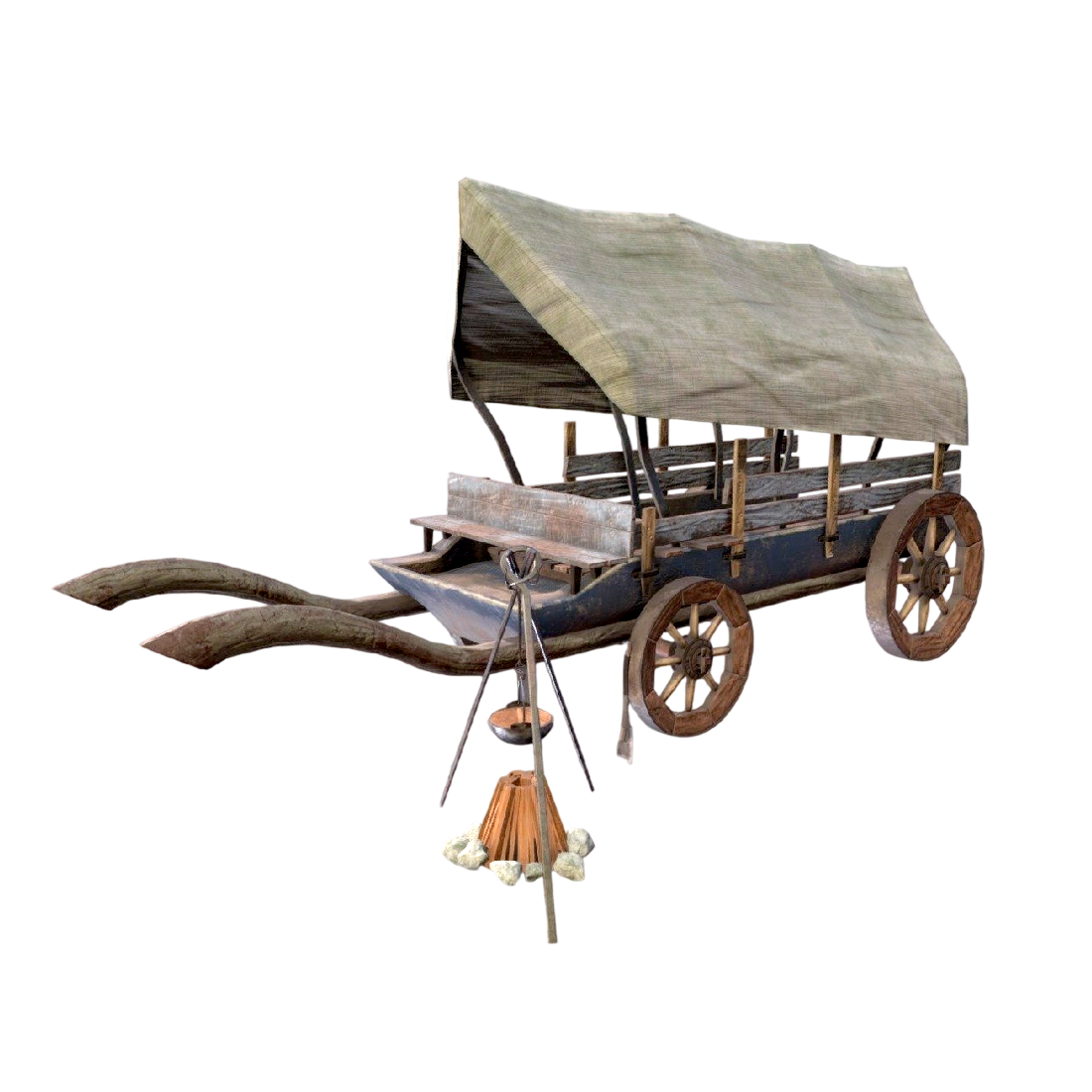 有篷马车 | 马车,大篷车,西部风格,木制马车,有篷马车,草原马车,3D模型,3D打印,3D素材,obj,glTF,fbx,dae,stl,3ds,glb,usdz,3dmax,blender模型,VisionPro,3D建模,3D扫描,3d打印模型