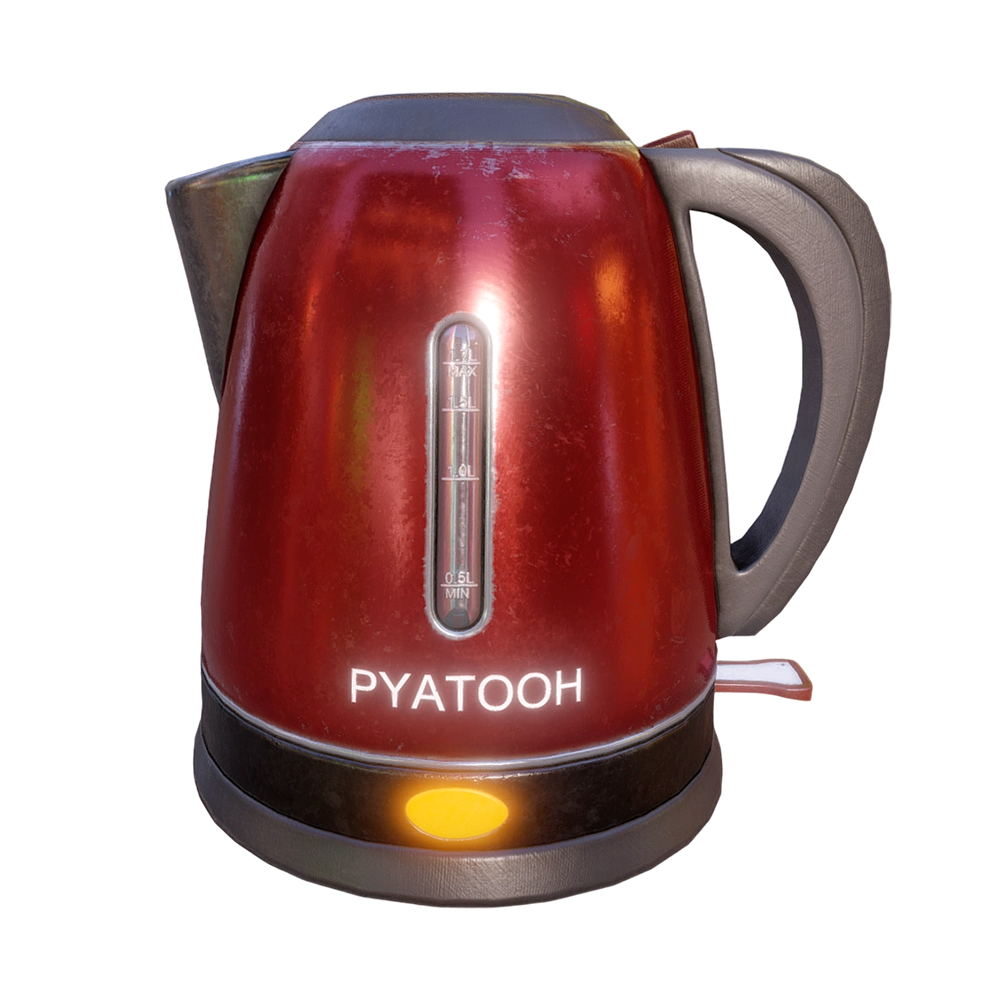 红色电热水壶 | 水壶,烧水壶,电热水壶,热水壶,小家电,厨房小家电,3D模型,3D打印,3D素材,obj,glTF,fbx,dae,stl,3ds,glb,usdz,3dmax,blender模型,VisionPro,3D建模,3D扫描,3d打印模型
