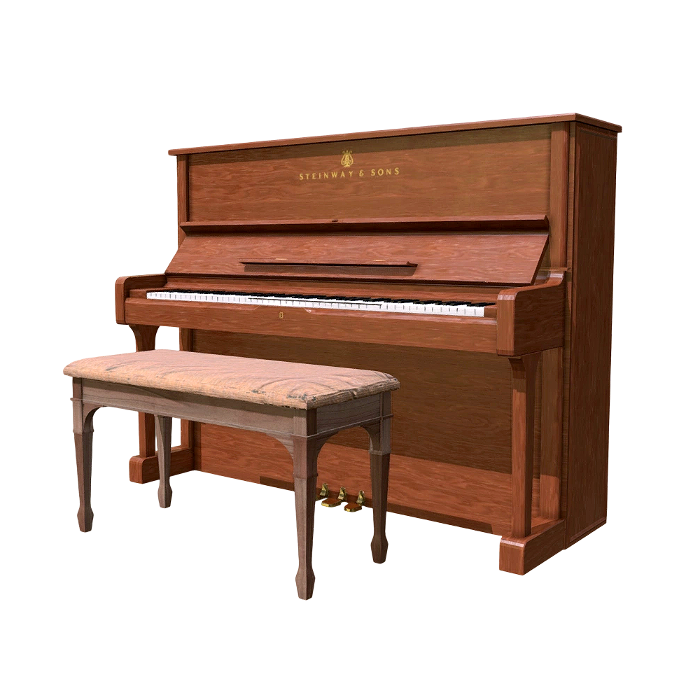 施坦威（Steinway&Sons）立式钢琴 | 钢琴,立式钢琴,施坦威,施坦威钢琴,Steinway&Sons,3D模型,3D打印,3D素材,obj,glTF,fbx,dae,stl,3ds,glb,usdz,3dmax,blender模型,VisionPro,3D建模,3D扫描,3d打印模型