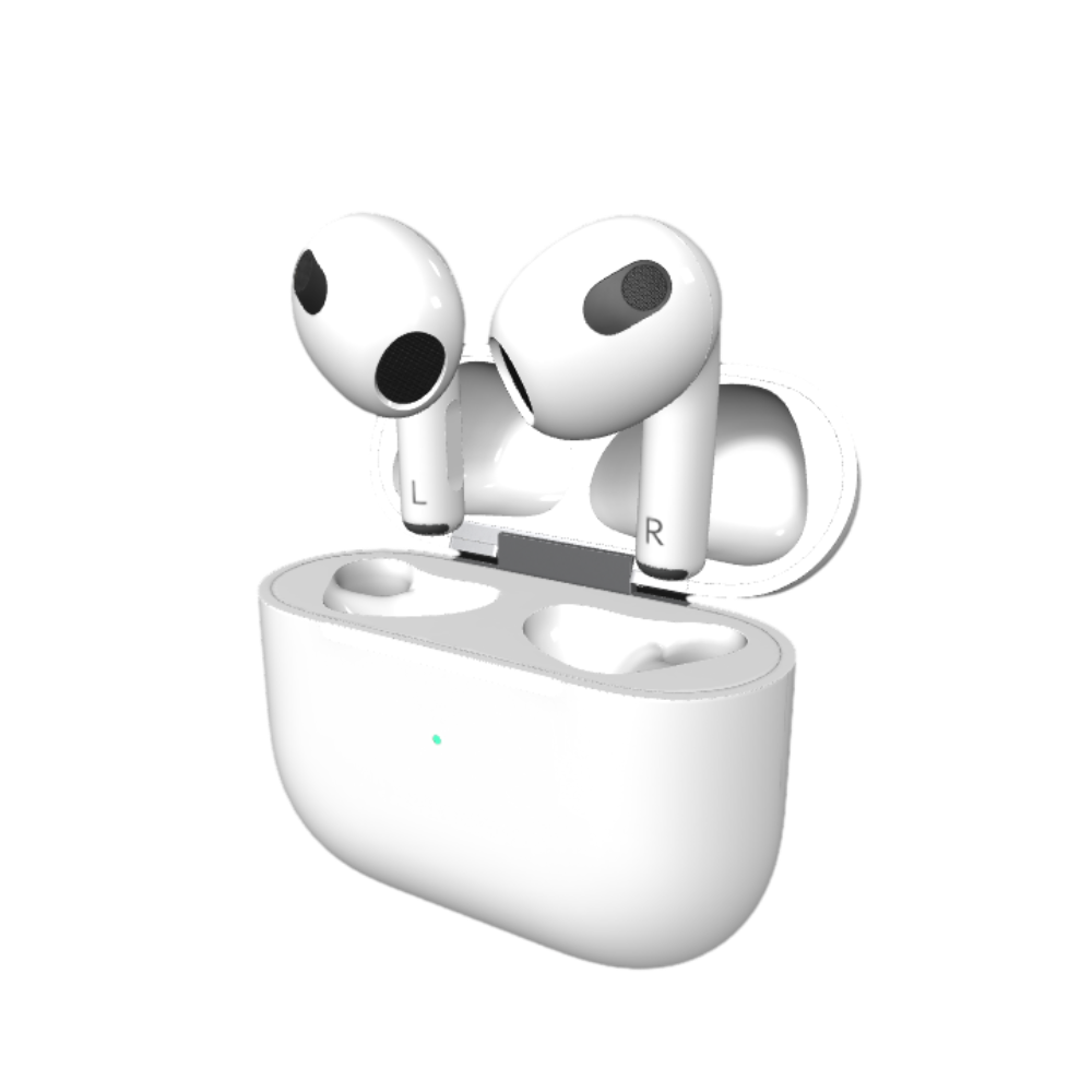 苹果AirPods pro无线蓝牙耳机3D模型