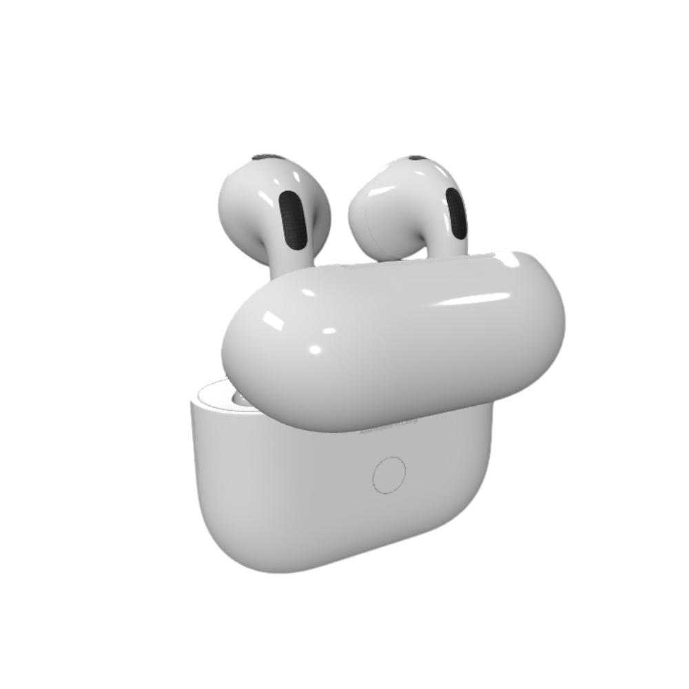 苹果AirPods pro无线蓝牙耳机3D模型