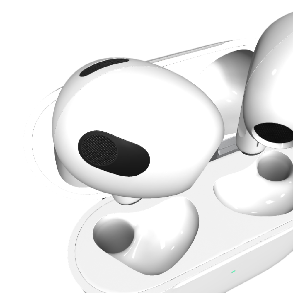 苹果AirPods pro无线蓝牙耳机3D模型