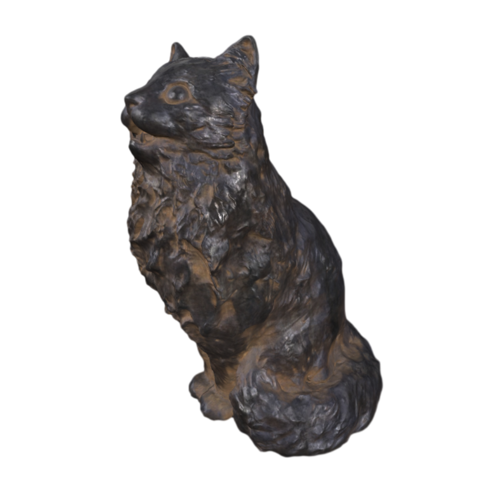 猫石头雕塑AR静态3D模型 | 石像,雕塑,雕像,塑像,古董,艺术品,景观,石头,3D模型,3D打印,3D素材,obj,glTF,fbx,dae,stl,3ds,glb,usdz,3dmax,blender模型,VisionPro,3D建模,3D扫描,3d打印模型