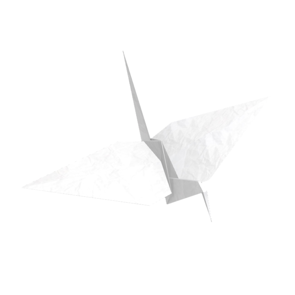 手工折纸千纸鹤3D模型 | 装饰,手工,折纸,祈愿,折叠,叠纸,许愿,礼物,3D模型,3D打印,3D素材,obj,glTF,fbx,dae,stl,3ds,glb,usdz,3dmax,blender模型,VisionPro,3D建模,3D扫描,3d打印模型