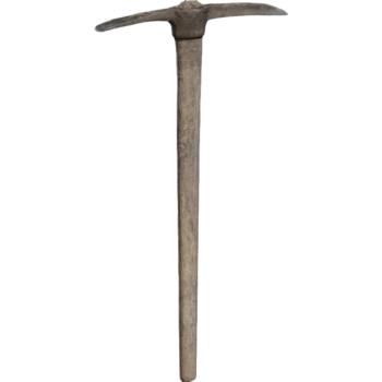 长柄写实农用工具锄头3D模型