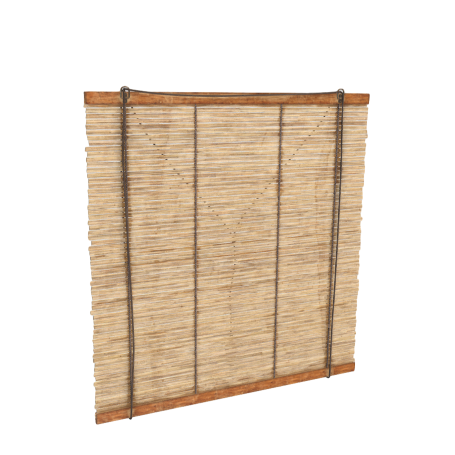 自然复古竹片窗帘3D模型 | 家具,家居,室内,窗帘,遮挡,隐私,竹制品,竹片,遮光,窗,3D模型,3D打印,3D素材,obj,glTF,fbx,dae,stl,3ds,glb,usdz,3dmax,blender模型,VisionPro,3D建模,3D扫描,3d打印模型