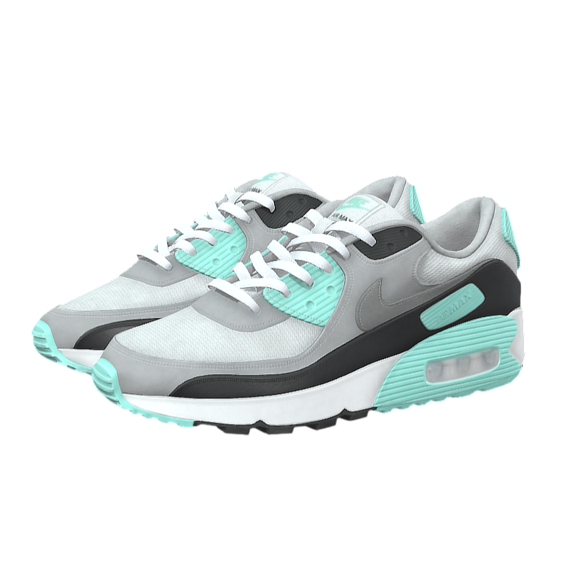 一双白色耐克运动鞋3D模型 | 休闲鞋,男鞋,时尚,鞋,耐克,运动鞋,写字,舒适,新款,旅游鞋,3D模型,3D打印,3D素材,obj,glTF,fbx,dae,stl,3ds,glb,usdz,3dmax,blender模型,VisionPro,3D建模,3D扫描,3d打印模型